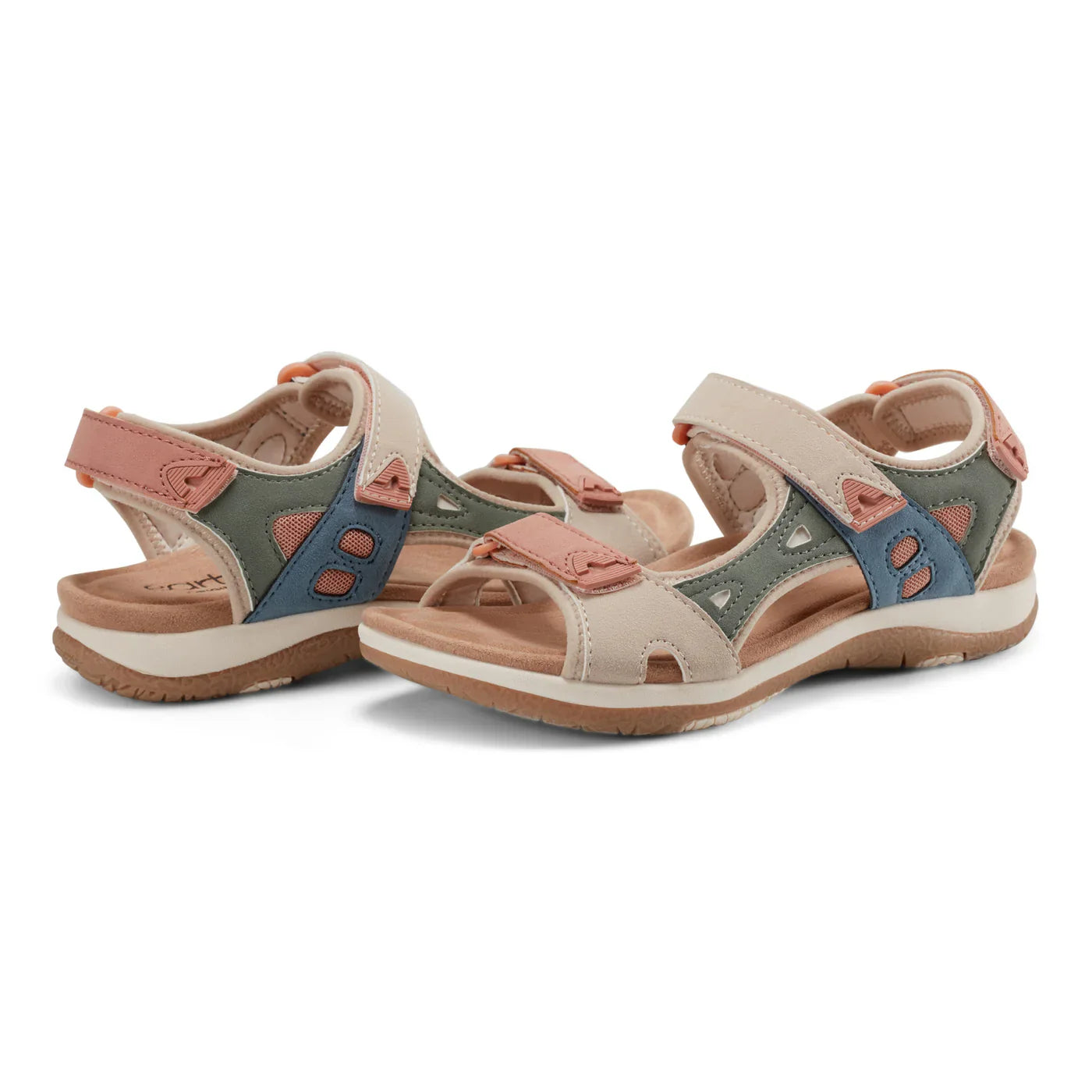 💝Last Day 50% OFF⭐Skylar Round Toe Lightweight Casual Flat Sandals, Pain-Relief Arch Support
