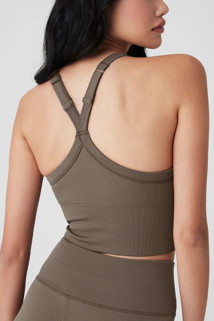 SEAMLESS RIBBED FAVORITE BRA TANK