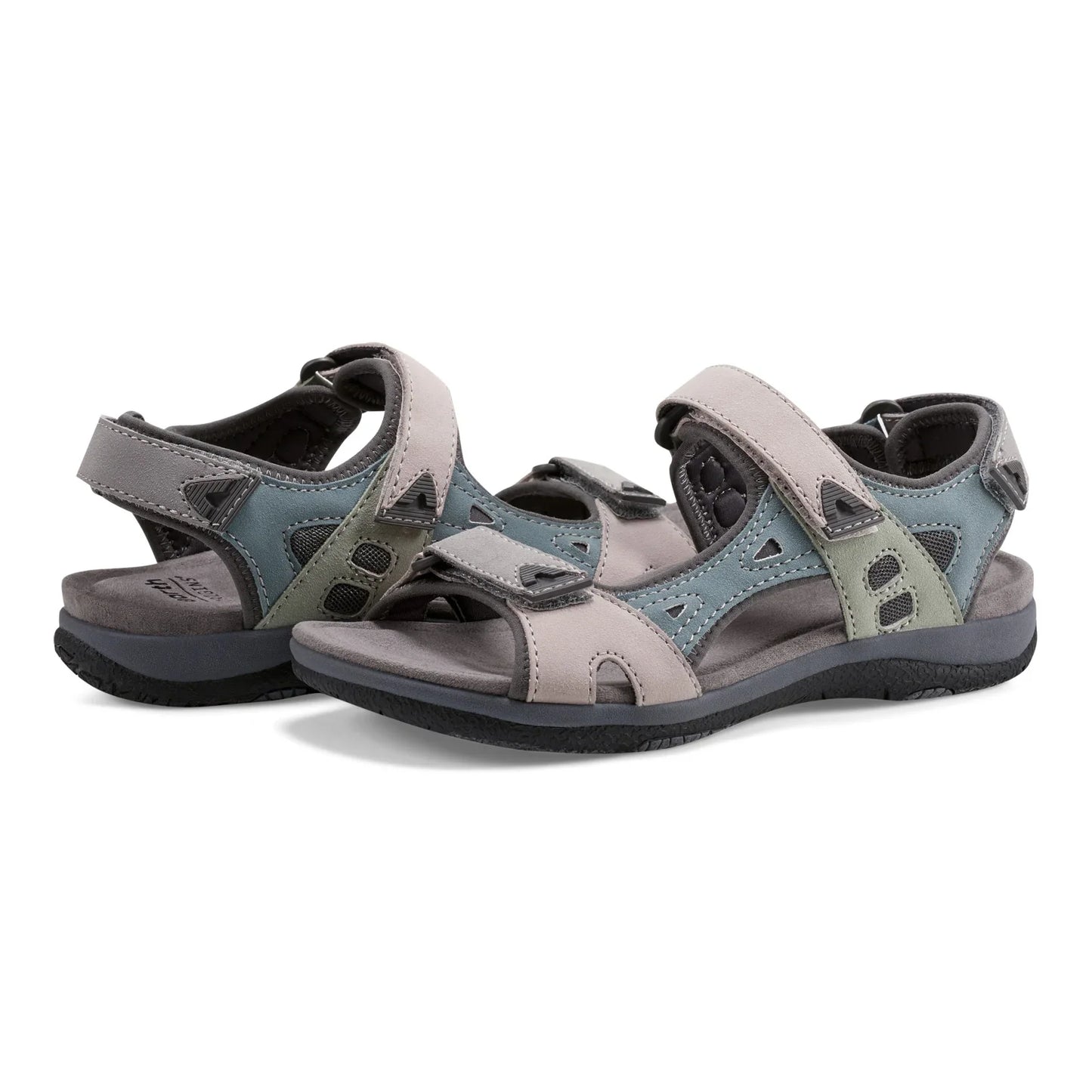 💝Last Day 50% OFF⭐Skylar Round Toe Lightweight Casual Flat Sandals, Pain-Relief Arch Support