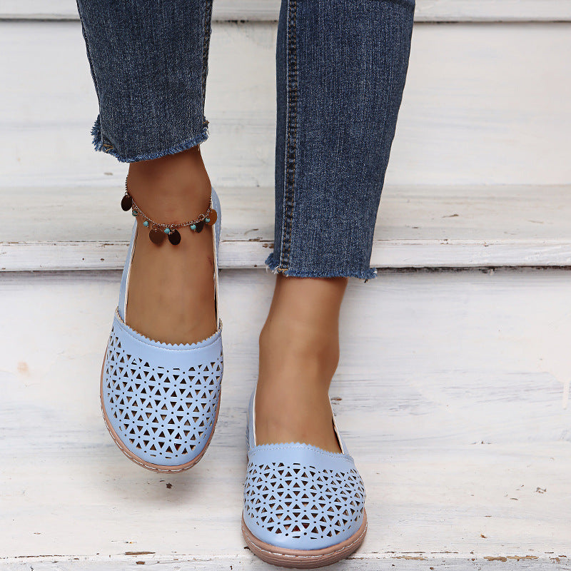 💝Last Day 50% OFF⭐Chic Women's Closed Toe Wedges - Wide & Large Size, Pain-Relief Arch Support