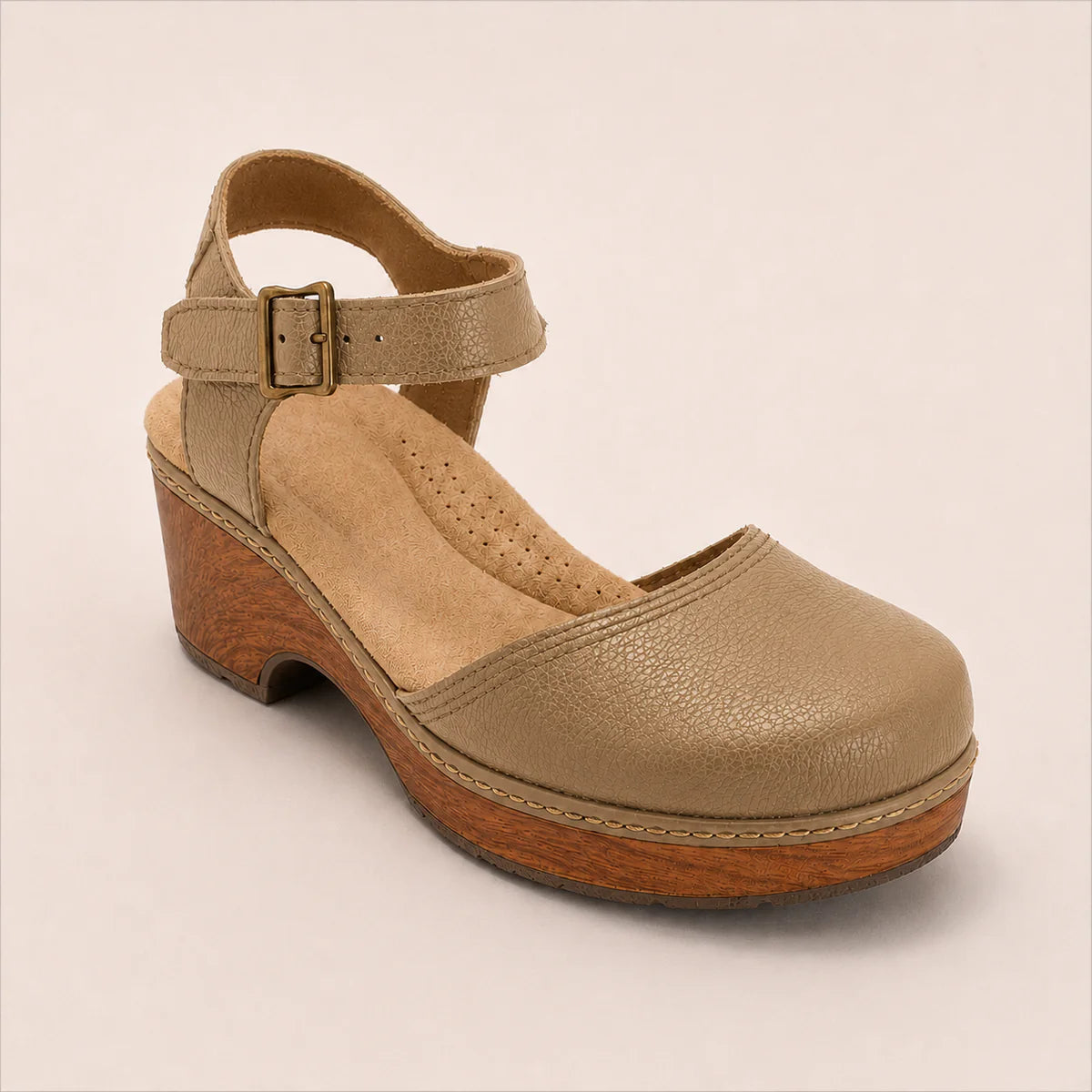 Women's Elegant Genuine Leather Platform Sandals