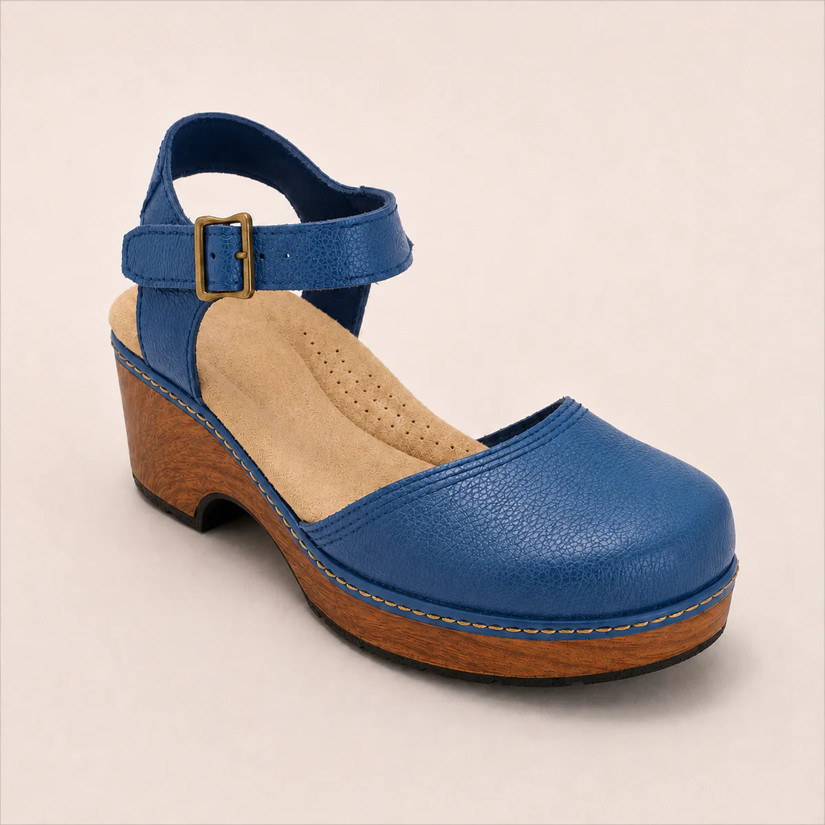 Women's Elegant Genuine Leather Platform Sandals