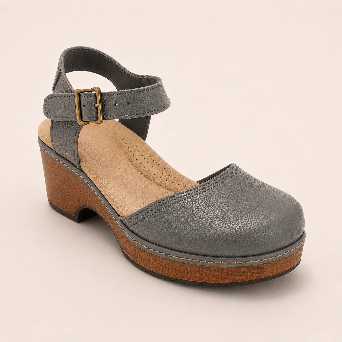 Women's Elegant Genuine Leather Platform Sandals