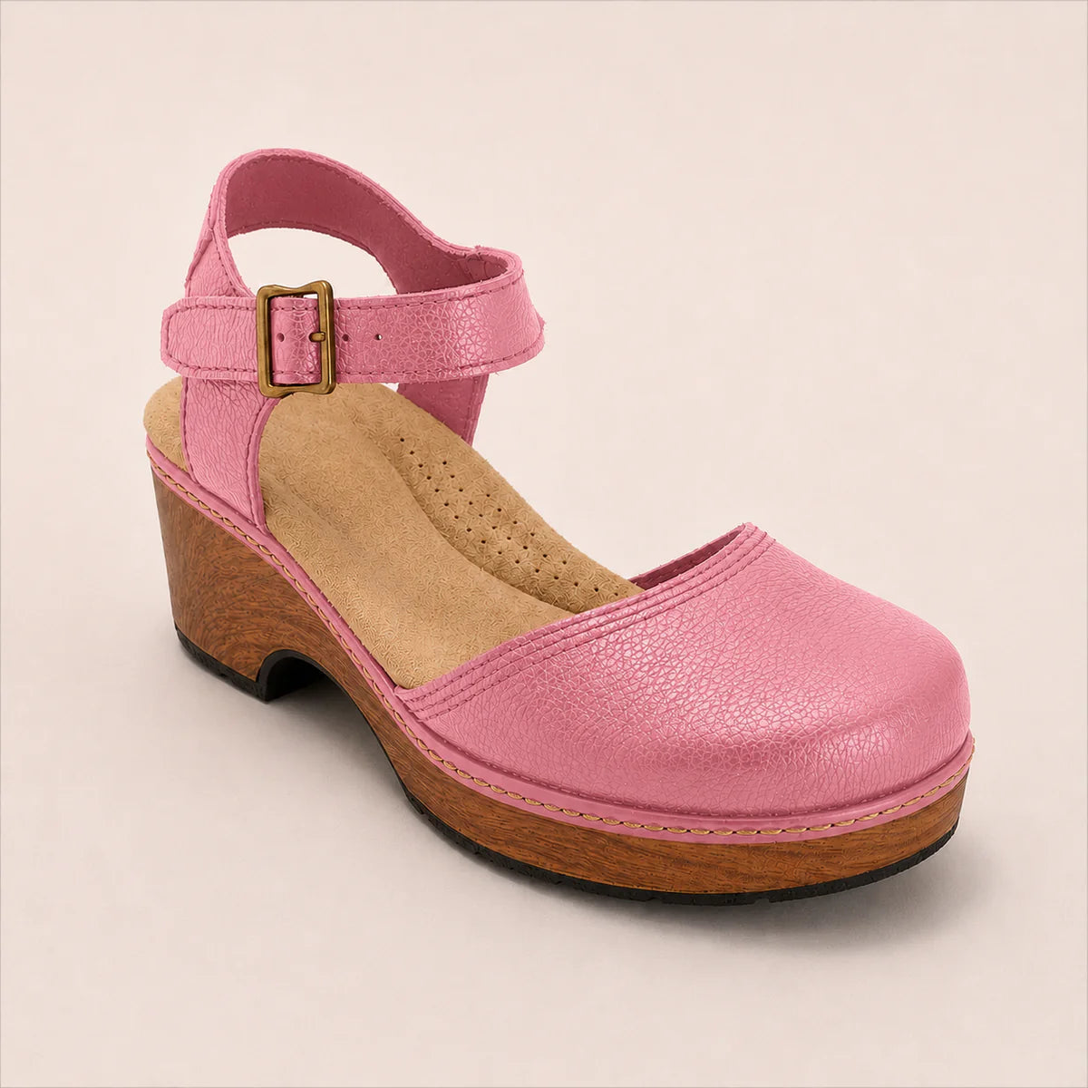 Women's Elegant Genuine Leather Platform Sandals