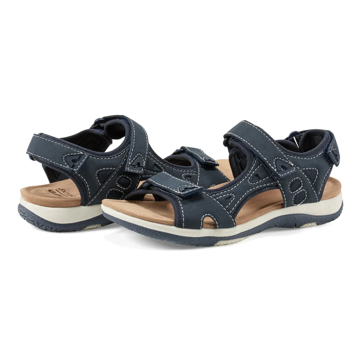 💝Last Day 50% OFF⭐Skylar Round Toe Lightweight Casual Flat Sandals, Pain-Relief Arch Support