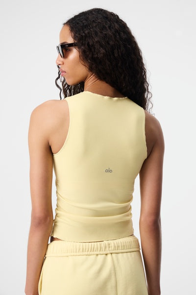 RIBBED EN POINTE TANK