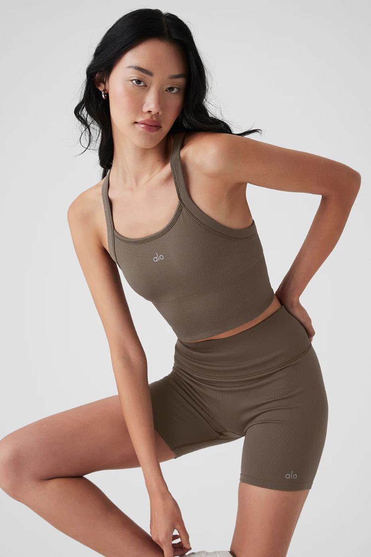 SEAMLESS RIBBED FAVORITE BRA TANK