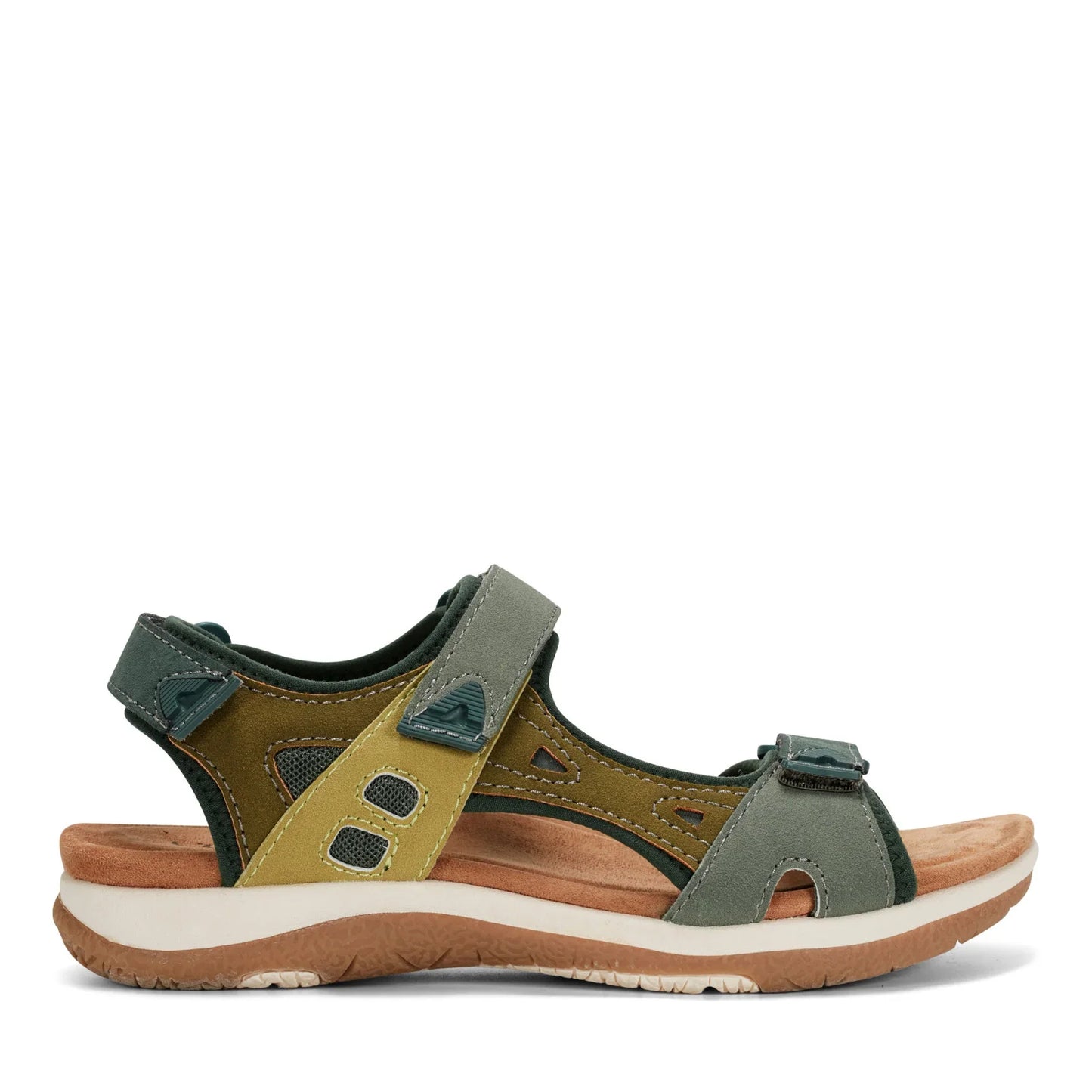 💝Last Day 50% OFF⭐Skylar Round Toe Lightweight Casual Flat Sandals, Pain-Relief Arch Support
