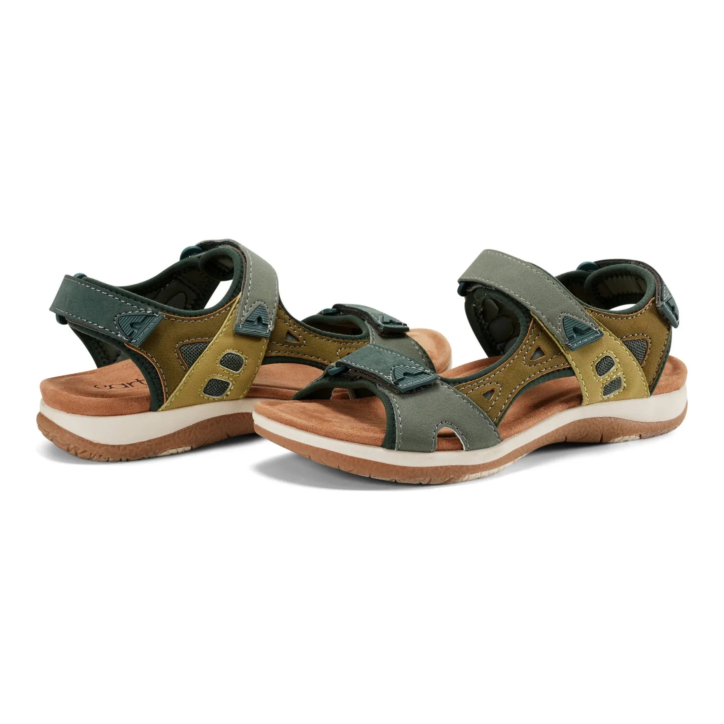 💝Last Day 50% OFF⭐Skylar Round Toe Lightweight Casual Flat Sandals, Pain-Relief Arch Support