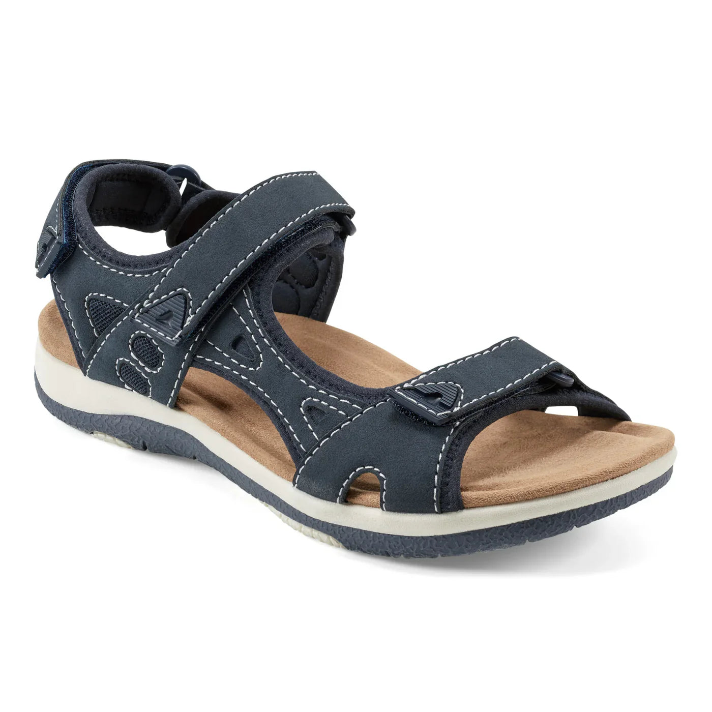 💝Last Day 50% OFF⭐Skylar Round Toe Lightweight Casual Flat Sandals, Pain-Relief Arch Support
