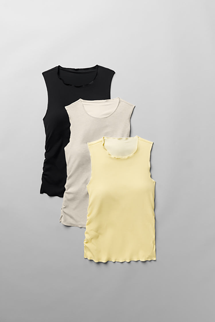 RIBBED EN POINTE TANK