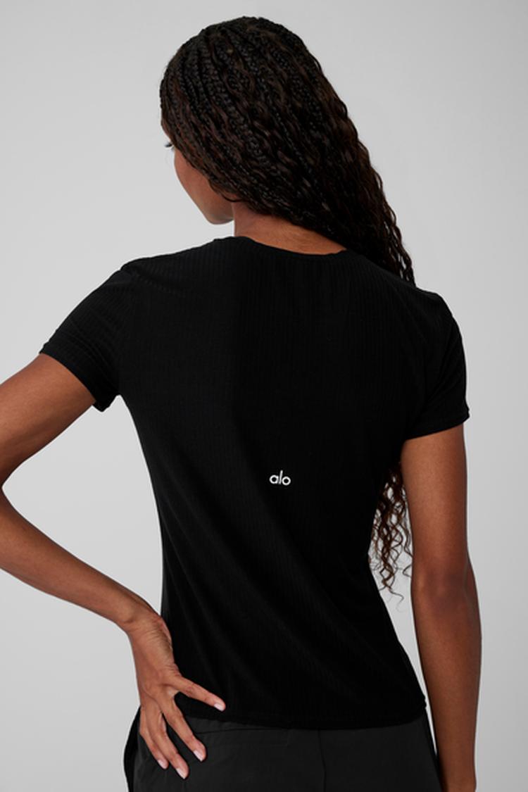 RIBBED SEA COAST TEE
