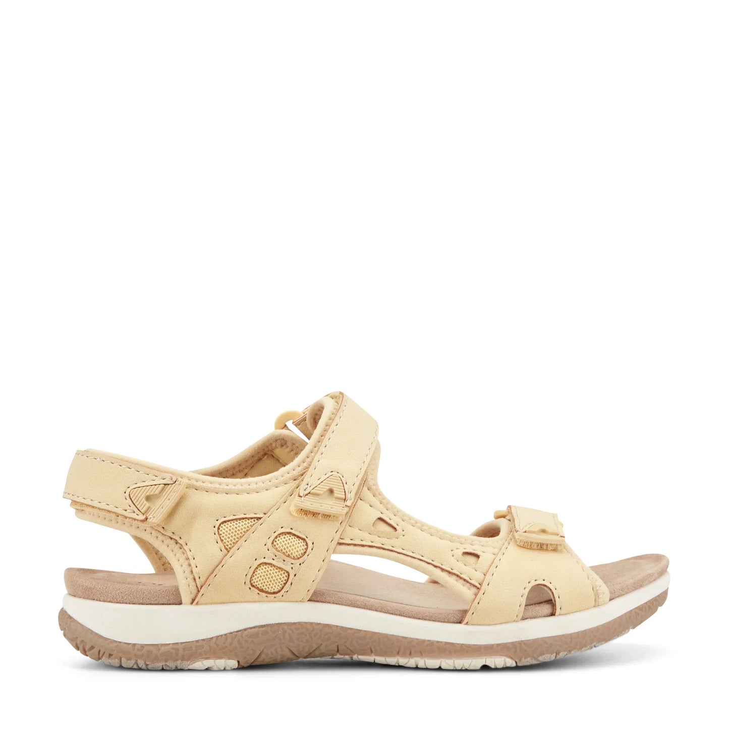 💝Last Day 50% OFF⭐Skylar Round Toe Lightweight Casual Flat Sandals, Pain-Relief Arch Support