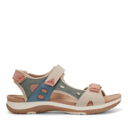 💝Last Day 50% OFF⭐Skylar Round Toe Lightweight Casual Flat Sandals, Pain-Relief Arch Support