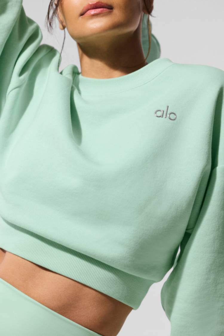 CROPPED ACCOLADE CREWNECK