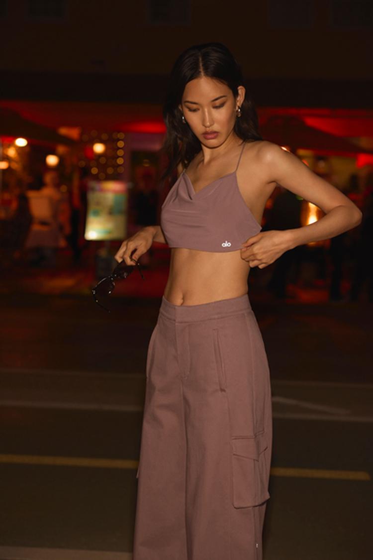 HIGH WAIST SHOW OFF CARGO WIDE LEG TROUSER (LONG)