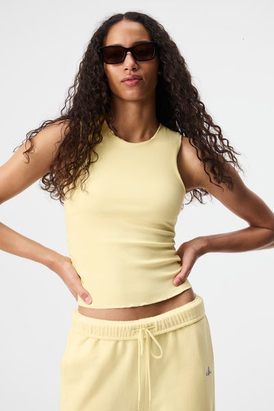 RIBBED EN POINTE TANK