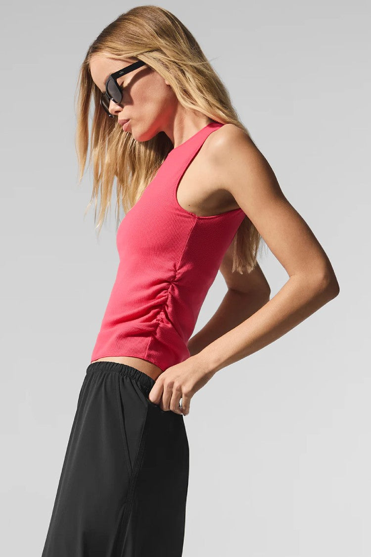 RIBBED EN POINTE TANK